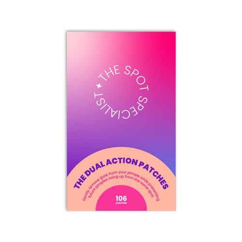 Pimple Patch PACKAGING to appeal to FEMALE BEAUTY user Design by Nikolas Elia