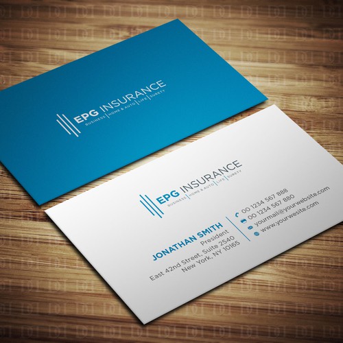 Progressive Business Card, Stationary and Envelope for Insurance Agency ...