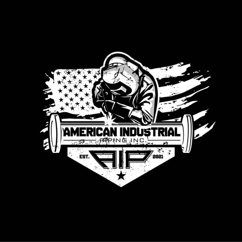Badass logo for welding/pipefitting company Design by CrimaDezignz®