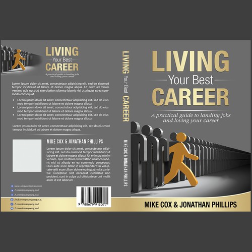 Design inspirational book cover for career-changing book Design by Lizaa