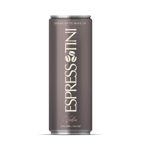 We need a Sexy, Luxuriously Designed Espresso Martini in a Can that appeals to women (and men). Design by ikoniske™