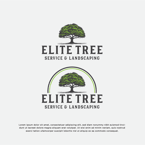 who can make the best tree and landscaping logo in the world! Design by M U S