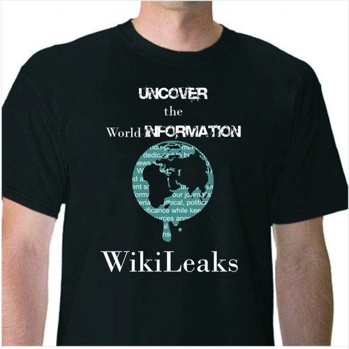 New t-shirt design(s) wanted for WikiLeaks Ontwerp door Rucablue