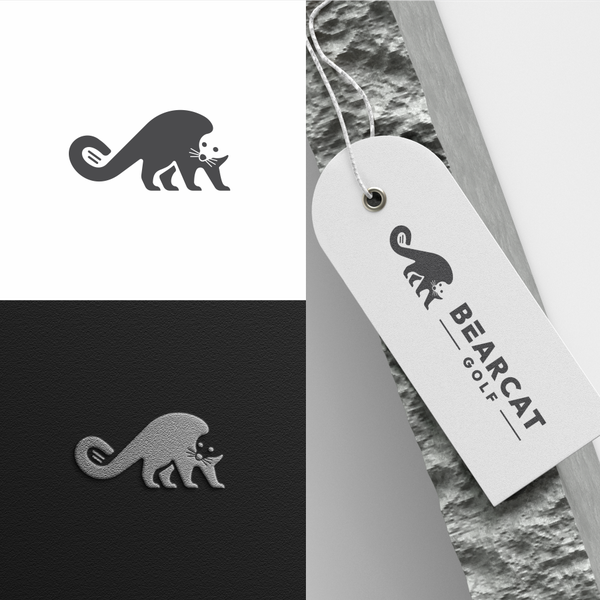 Design by MWN_13 titled "Negative space Bearcat logo"