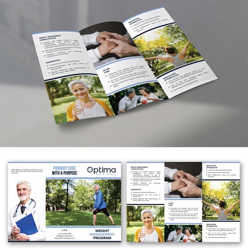 Design a Brochure: Weight Loss Program Design by TheThreeMedia