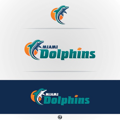 99designs community contest: Help the Miami Dolphins NFL team re-design its logo! Design réalisé par jumba