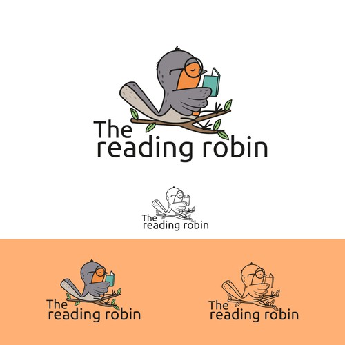 Design a logo for children's book store - to give an edge ! Design by AdryQ