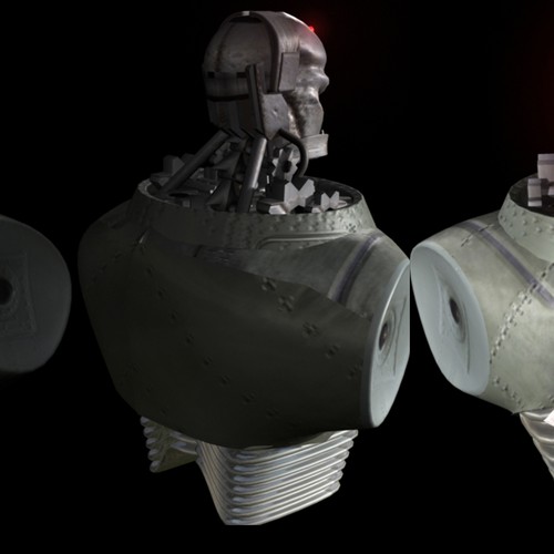 Computer modeled (CG) evil robot illustration Design von zer0mark_13