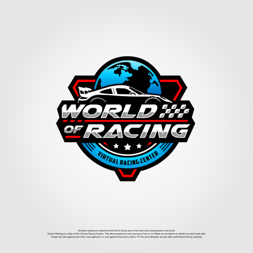 Design an exciting racing logo for virtual racing centers Design by Zaqwan