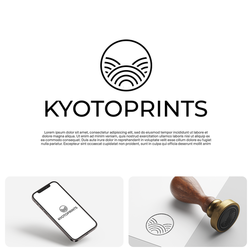 Design a modern minimalist logo for a Japanese art gallery Diseño de firmanoid