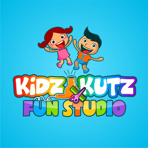 Kidz Kutz & Fun Studio is ready and searching for logo. Is the first ...