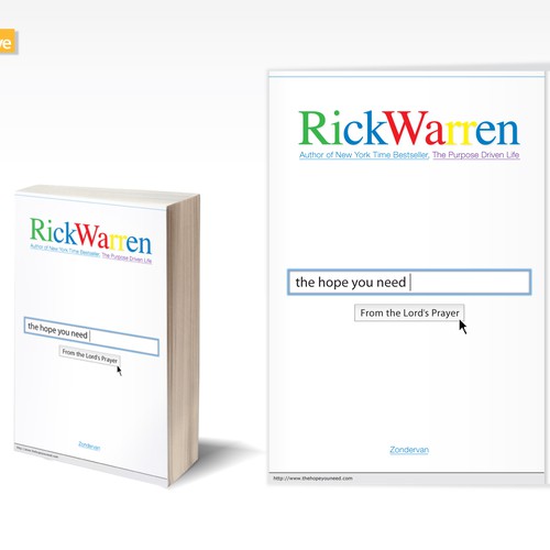 Design Rick Warren's New Book Cover Diseño de dobleve