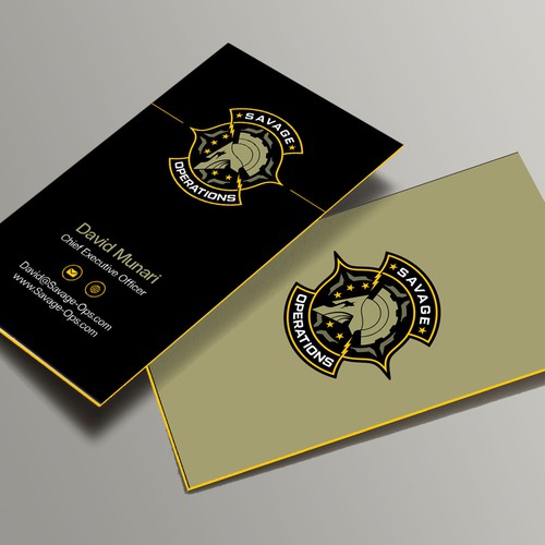Business Card & Letterhead for Armed Security Agency Design by Xclusive16