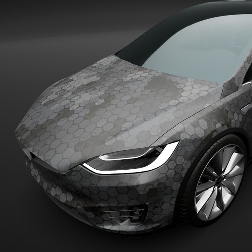 Tesla Model X Design por TANSA ART