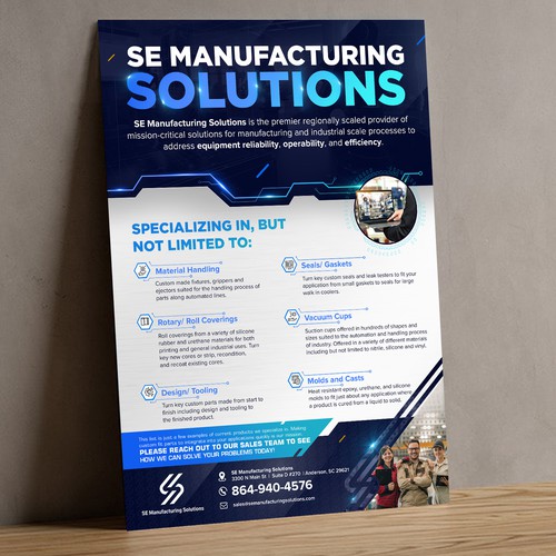 Clean single page line card for potential customers Design by *FBCTechnologies*