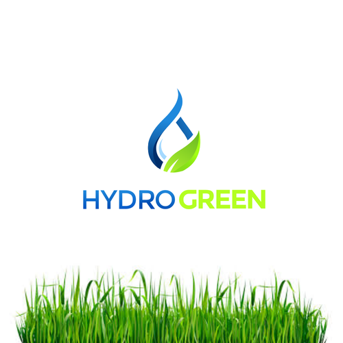 Sleek bold logo for hydroseeding company water droplet/grass Design réalisé par Zaikh Fayçal