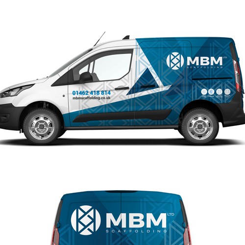 MBM Scaffolding - Van Design Design by RicardoRS