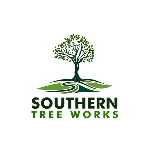 sleek and professional logo for a tree business Design by arttomorrow concept™