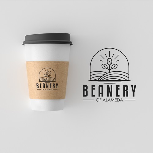 Beanery Coffee Shop - Logo Modernization Design by Kim_Fine Art