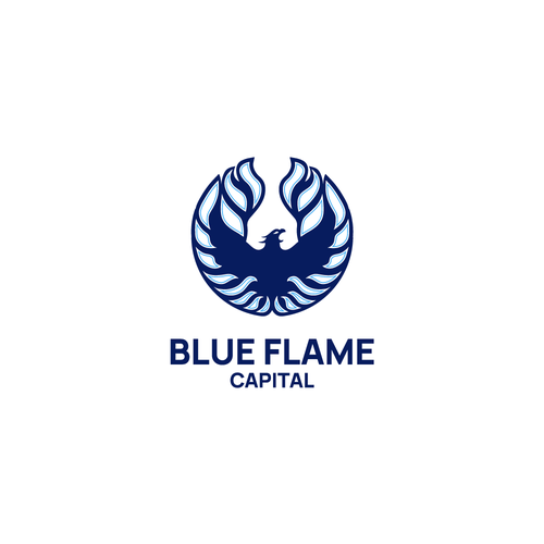 We need a Blue Flame Logo worthy of classic car hood status...but not...really. Design by R. Kay
