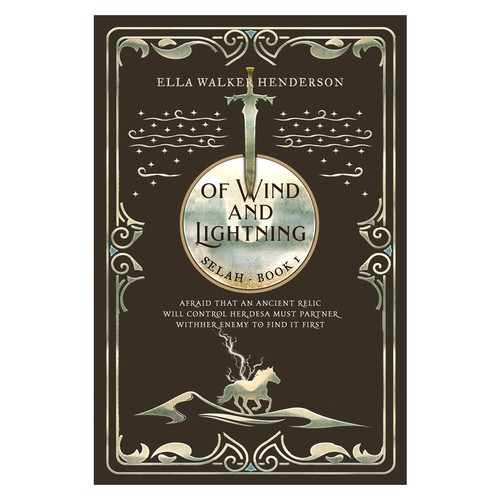 Fantasy book cover design Design by dienel96