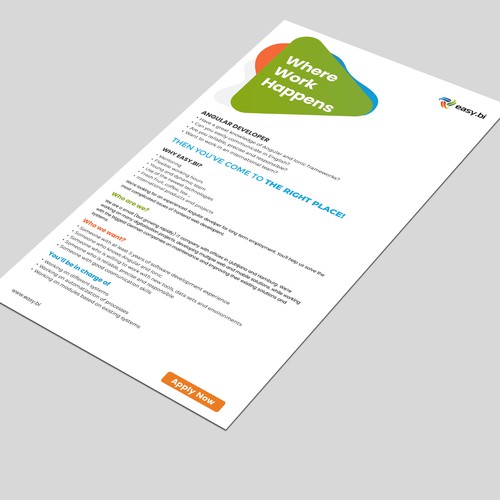 Advertisement template that engages Design by Creativedzine