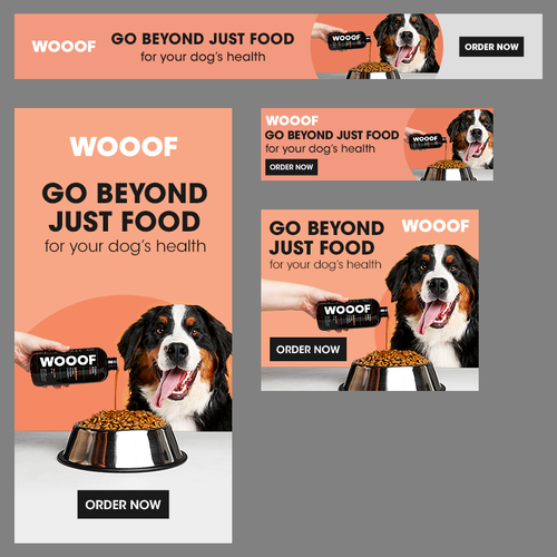 WOOOF Dog Multivitamin banner ads Design by gldesigns