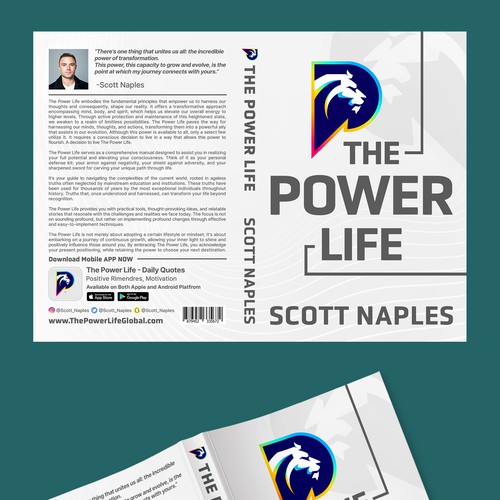 Innovative design for the cover of a best-seller book, encompassing front, back, and spine, for both Design by Azmya PROJ