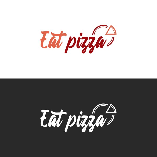 Design by Robin Campistron titled "Eat pizza"
