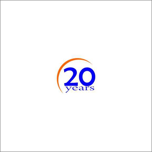 Celebrating 20 years LOGO Diseño de davdc