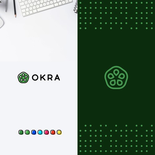 Design iconic Okra professional brand logomark Design by F.RIZ