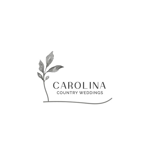 Beautiful readable logo with simple clean aesthetic for wedding venue with natural organic vibe Design por dprojects