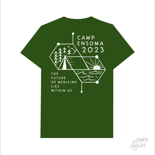 Summer Camp themed logo for  biotech summer outing swag Design by chrisnug