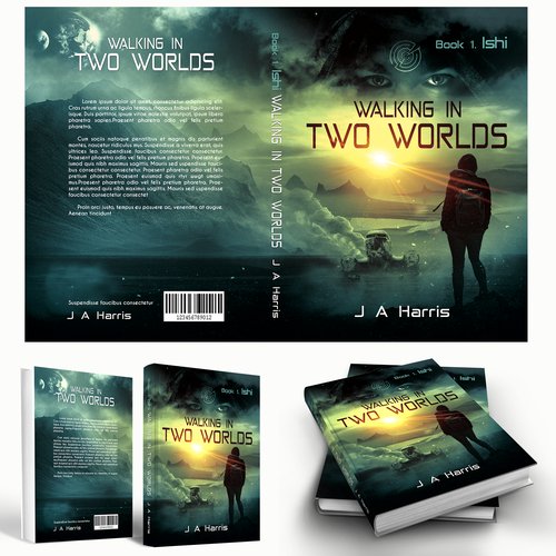 Create an Eye-catching Sci Fi cover for 'Walking in Two Worlds.  Book One. Ishi. Design by twinartdesign