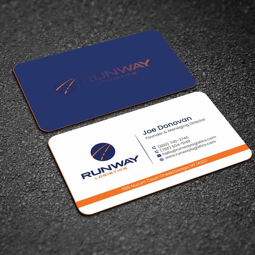 Design di Runway Logistics Business Card di Ellestudio™