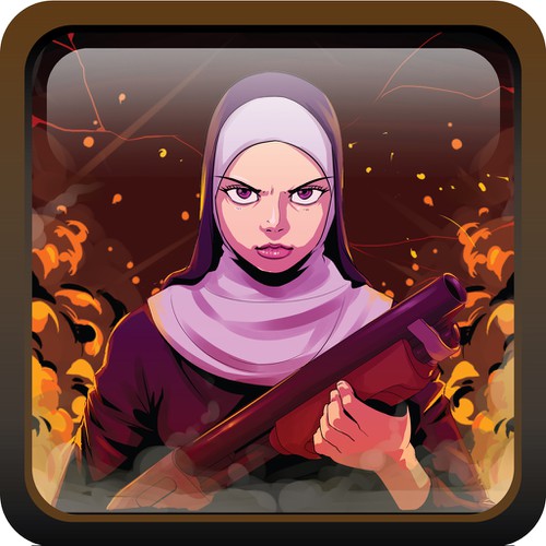 New icon for nuns fighting with monsters game Diseño de nana7