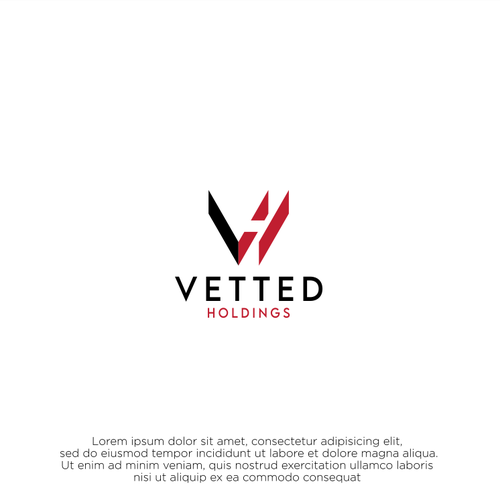 Vetted Holdings New Logo Design by F4 491 LE