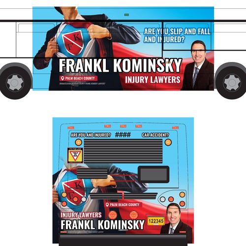 Bus Designs for a Law Firm Design by RED DOT