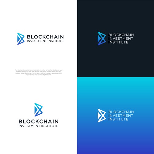 Blockchain creative logo contest Design by Megades!gn