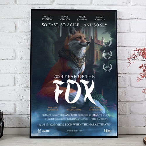 Design di Life360 2023 Year of the Fox Poster di Sketch Media™