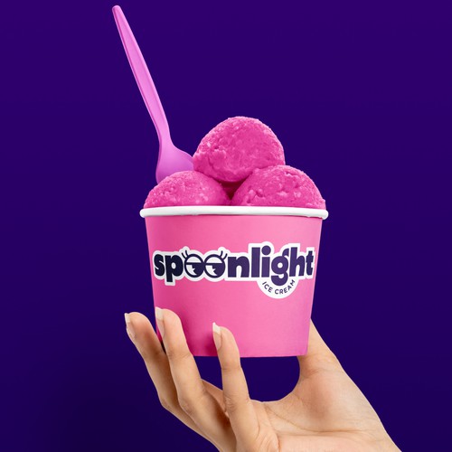 Bold and cheeky ice cream brand launching in AL/GA Design by Half-Tone™