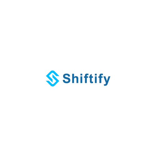 Minimalist and modern logo design for modern work shift management application Design by abdo4design