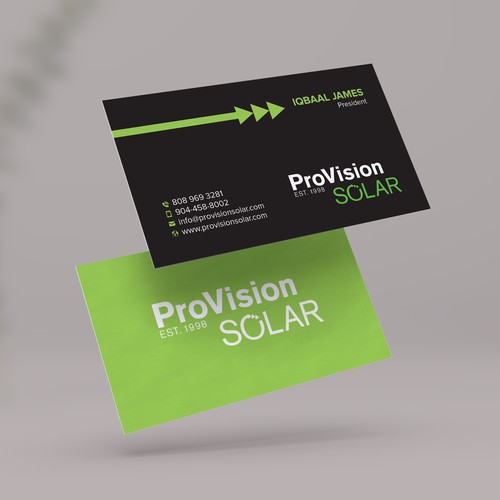 Solar Business Cards Design réalisé par Shila Rani Das