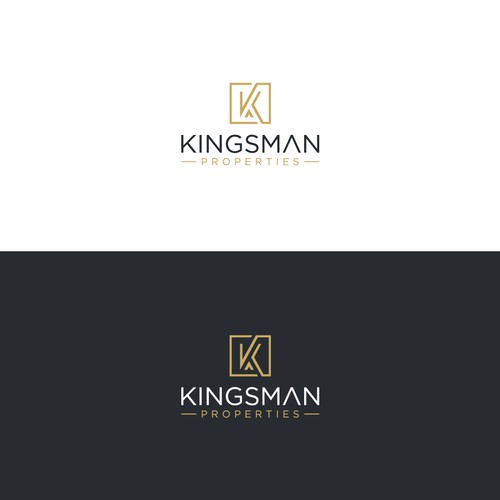 Kingsman Properties logo Design by ArtByShahnaz™