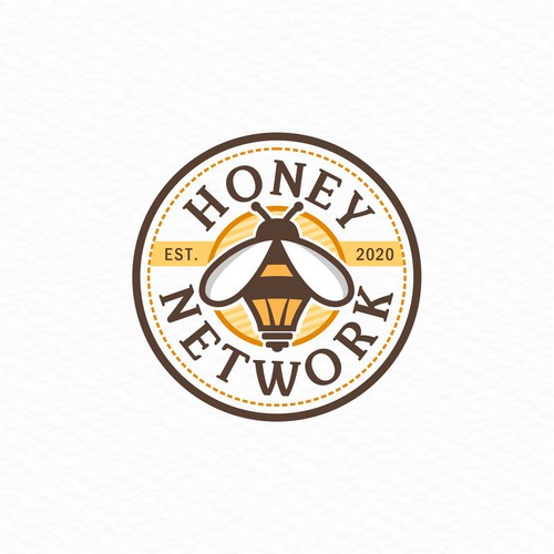 Design a modern vintage logo for the world's first smart honey Design by >Victory<