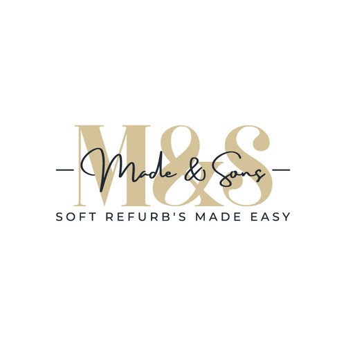 Luxury Meets Ease: Logo & Card Design for Made & Sons Design by Elite Craters