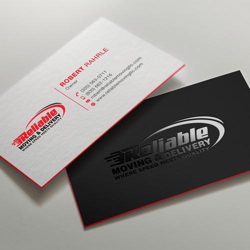 Business Card Design for Moving Company Design réalisé par IK_Designs