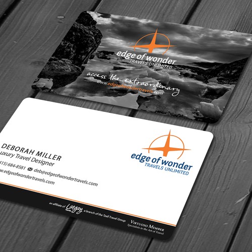 Create a card that exudes the awesomeness of luxury adventure travel Design by deviserpark