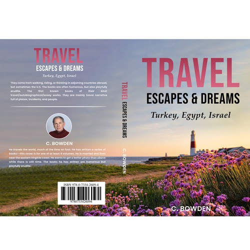 Cover for a travel/autobiography/brief essay book Design by NoBoundaries