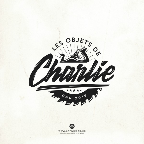 Vintage Logo Proposal for a New Woodworking Partnership Business
